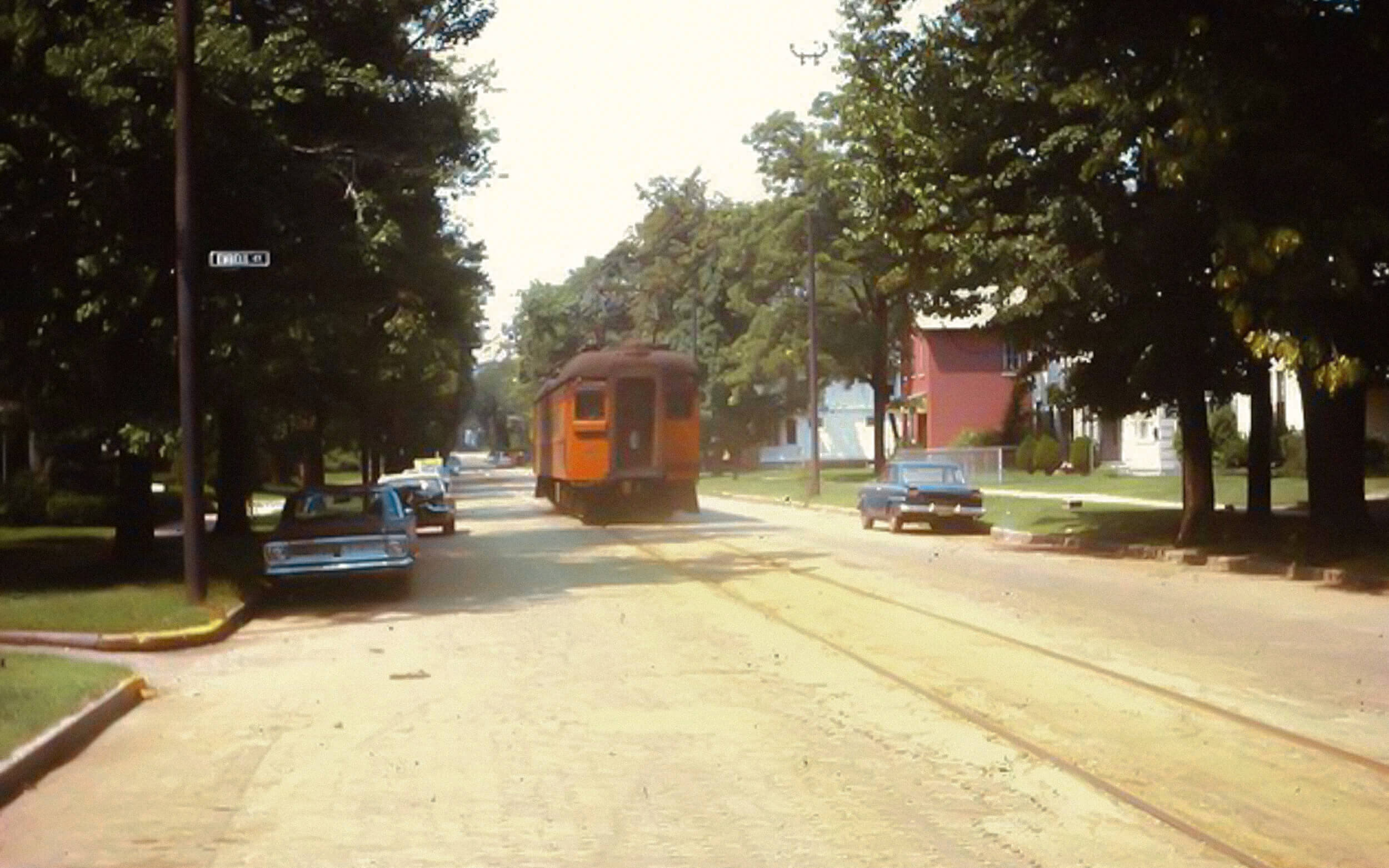 The corner of Lasalle and Embell Streets in South Bend, 1969.