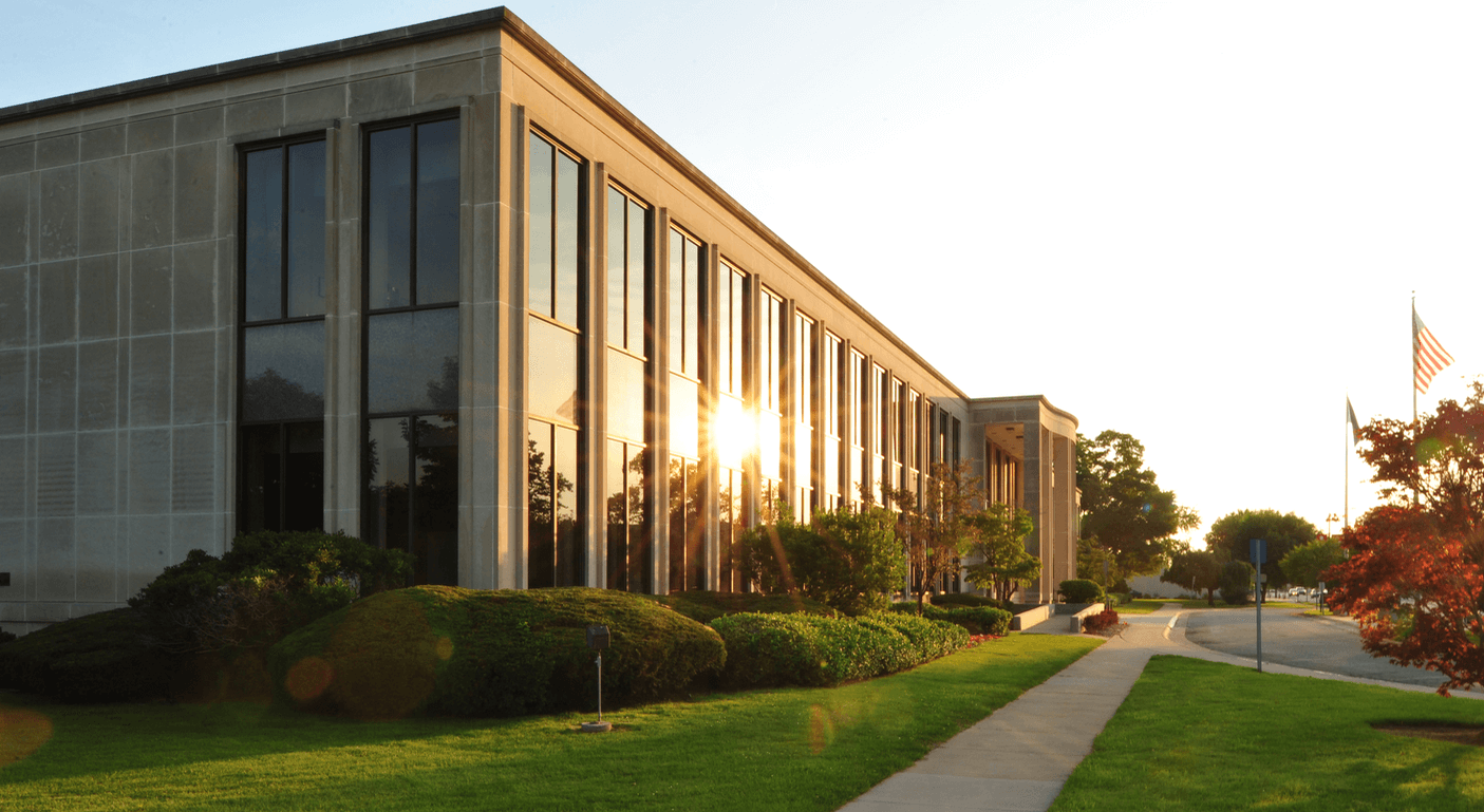 Indiana University of South Bend Administration Building on the site of the old South Bend Watch Factory.  IUSB.