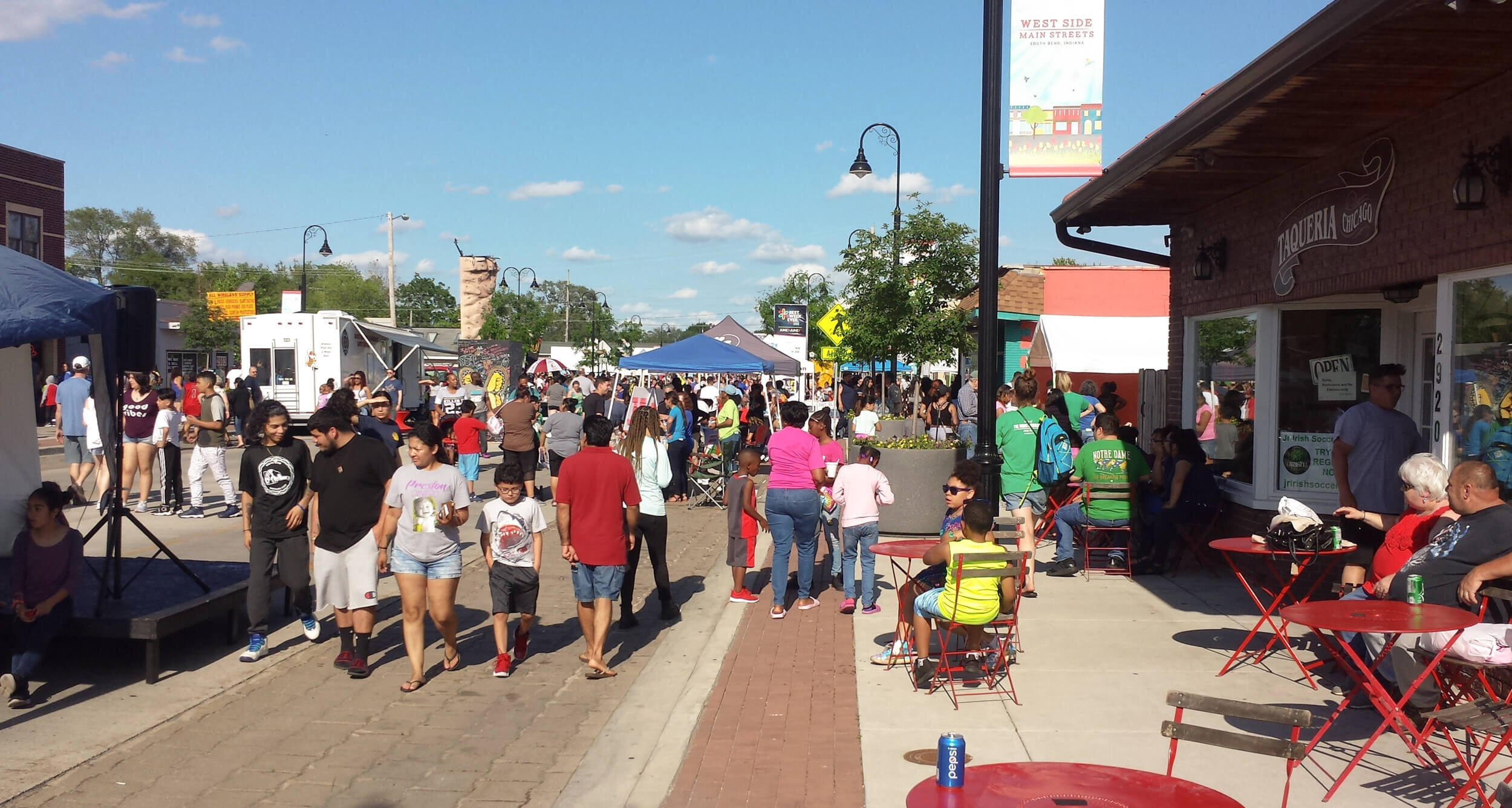 Hispanic population growth on the city’s west side has helped soften the blow of population decline in other demographics. Photo - @SmartStreetsSB